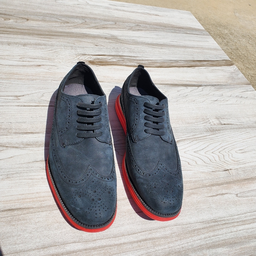 Suede dress shoes